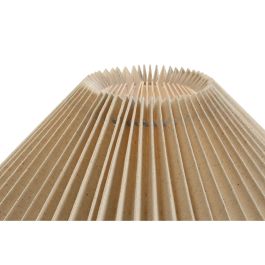 DKD Home Decor Lámpara Sobremesa Urban Beige Cerámica Poliéster 35x41x35 cm E27 50W