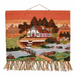 Tapiz Alexandra House Living Multicolor Yute 100 x 80 cm rural Precio: 65.0858993345. SKU: B134X2BQHN