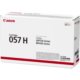 Canon 3010C002 Tóner Original Negro 057H Alta Capacidad 10000 Páginas i-SENSYS LBP223dw LBP226dw MF443dw MF445dw