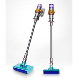 Dyson V15s Detect Submarine: Aspiradora sin cable, húmeda y seca, para una limpieza profunda (Níquel/Azul)