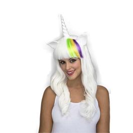 My Other Me Peluca Larga Blanca Unicornio Multicolor 100% Poliéster Precio: 9.78999989. SKU: S8604687
