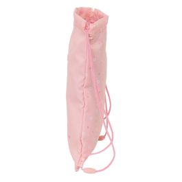 Bolsa Mochila con Cuerdas Safta Bunny Rosa 26 x 34 x 1 cm