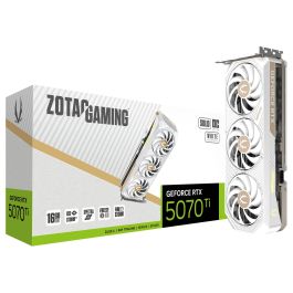 Zotac RTX 5070 Ti 16GB GDDR7 SOLID CORE OC 3 Fan White Tarjeta Gráfica