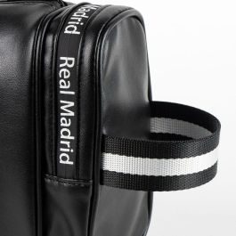 Neceser Infantil Real Madrid C.F. Negro 100 % Poliuretano Moderno 25 x 16,5 x 10 cm