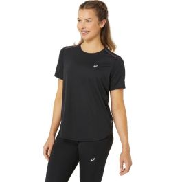 Camiseta de Manga Corta Mujer Asics Road Negro 45-46