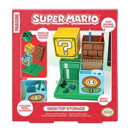 PALADONE Organizador de Escritorio Super Mario Bros 15cm con 4 Bloques Modulares y Sacapuntas Precio: 19.94999963. SKU: B1C5CCKL4N