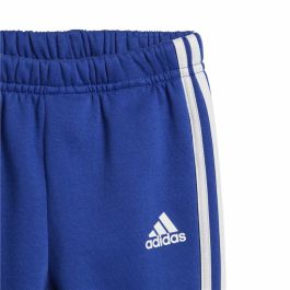 Conjunto Deportivo para Bebé Adidas I 3Stripes Tib Fleece Ts Infantil Azul