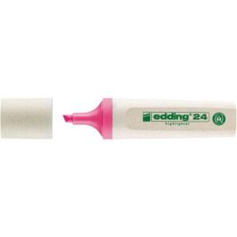 Edding Marcador Fluorescente Ecoline 24 Color Rosa 24-009 Punta de Cincel Tinta Base Agua Recargable Precio: 6.50000021. SKU: B1KHKWQTHR