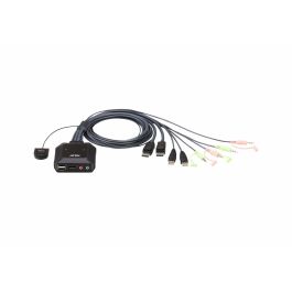 Aten Switch KVM de Cable USB DisplayPort de 2 Puertos con Selector Remoto CS22DP - Video 2560x1600@60Hz para PC, Mac, Linux Precio: 61.49999966. SKU: B176AQSLFB