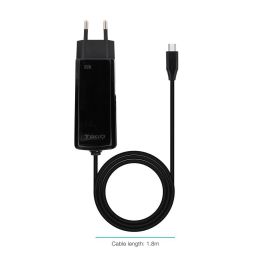 Cargador de Portátil GaN TooQ TQLC-USBCGAN65PD-C USB Tipo-C/ 65W/ Automático/ Voltaje 5-20V Cargador de Portátil GaN TooQ TQLC-USBCGAN65PD-C USB Tipo-C/ 65W/ Automático/ Voltaje 5-20V