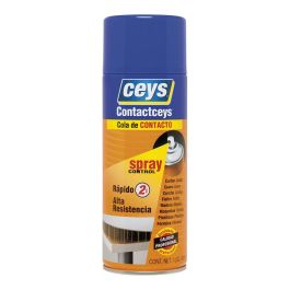 Ceys Spray Control Cola de Contacto 400 ml para Cuero, Madera, Goma y Más