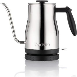 Bodum BISTRO Hervidor eléctrico con pico largo, 1.0 l, Acero Inoxidable Precio: 64.99000024. SKU: B1JQ5Q58SA