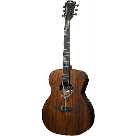 LAG Guitarra Acústica Auditorium Sauvage Lag Acabado Satinado Cuerpo de Eucalipto Tapa Maciza Brankowood 6 Cuerdas