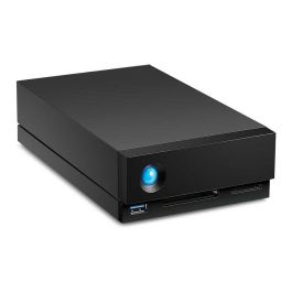 LaCie 1big Dock - Disco duro externo 16 TB, 3.5", Thunderbolt 3, USB 3.2 Gen 1, 7200 RPM, Aluminio, Negro