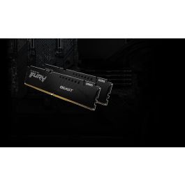 Kingston FURY Beast Módulo de Memoria RAM DDR5 64GB (2x32GB Kit) 6000 MT/s CL30 para PC Intel XMP 3.0 AMD EXPO Negro