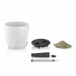 Lechuza LEC4008789131904 Jardinera Classico color 28 Kit Completo Blanco 9 L