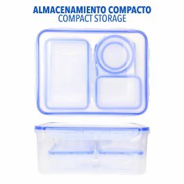 Set de Recipientes de Cocina Herméticos Apilables Max Home 29 x 12 x 20 cm 6 Unidades Set de Recipientes de Cocina Herméticos Apilables Max Home 29 x 12 x 20 cm 6 Unidades