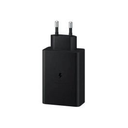 Samsung Cargador de Pared 65W Triple 2 USB-C + 1 USB Negro EP-T6530NBEGEU
