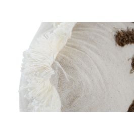 DKD Home Decor Cojin Mediterraneo Hangzhou design 26b Natural Marron 10 x 45 x 45 cm (2 Unidades)