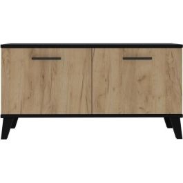 Mac T31152M8M51VO Zapatero THEO 2 puertas roble rústico contorno negro capacidad 8-10 pares 100x40x52 cm Mac T31152M8M51VO Zapatero THEO 2 puertas roble rústico contorno negro capacidad 8-10 pares 100x40x52 cm