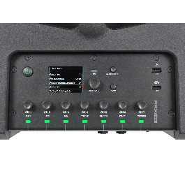 JBLPRO Prx-One PA Todo en Uno con Columna Amplificada, Mezclador Digital 7 Canales, Bluetooth, 2000W, 130dB SPL