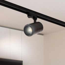 Foco Carril LED Trifásico 30W 2700Lm 3CCT Multiángulo 15-60° Regulable TRIAC CRI90 para Tiendas Comercios IP20 [1916-TRL30W-B]