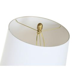 Lampara Pie Glam DKD Home Decor Blanco Dorado 43 x 170 x 43 cm Lampara Pie Glam DKD Home Decor Blanco Dorado 43 x 170 x 43 cm