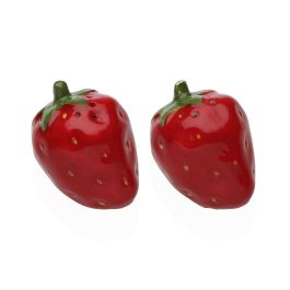 Set Salero y Pimentero Fresa Versa 6.3x7.3x6.3 cm Dolomita (6 Unidades)