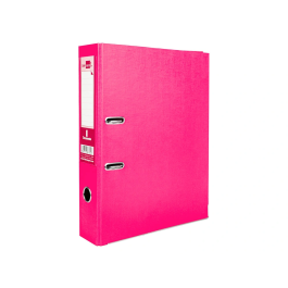 Liderpapel Módulo Archivador 3 Archivadores Folio 2 Anillas Mecanismo Palanca 52mm Rosa
