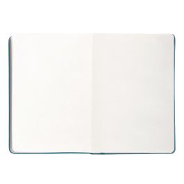 Cuaderno Con Gomilla Antartik Notes Tapa Dura A5 Hojas Lisas Azul Claro 100 Hojas 80 gr Fsc