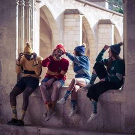Gorro tricot pompom harry potter gryffindor Gorro tricot pompom harry potter gryffindor