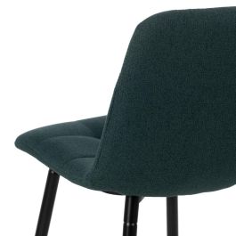 Taburete Verde Tejido-Metal Salón 45 X 55 X 92 cm