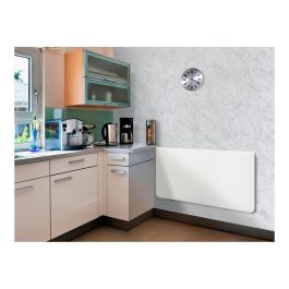 Fepre Abat-plan Escuadra de Acero Plegable Blanca 11 x 20 cm Alta Resistencia Soporta 200kg (2 Unidades)