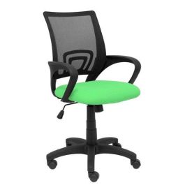 Silla Piqueras Y Crespo Vianos Brazos Fijos Mecanismo Basculante Con Regulador De Presion Elevacion Del Asiento En Altura Ruedas Nylon Respaldo Malla Transpirable Negra Y Tapizado Bali Pistacho Precio: 127.50000021. SKU: S5703879