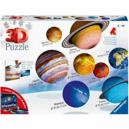 Ravensburger Puzzle 3D Sistema Solar 7-99 años Rompecabezas Juegos Ravensburger Precio: 60.5. SKU: B13JY3XRPG