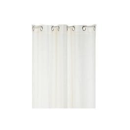 Cortina Basicos DKD Home Decor Blanco 270 x 140 cm (2 Unidades)