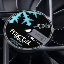 Fractal Design FD-FAN-VENT-HF14-BK Ventilador Carcasa PC 14 cm 850-1200 RPM, 18.3-26.5 dB, 118.2 cfm Negro/Gris