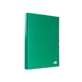 Carpeta Proyectos Liderpapel Folio Lomo 30 mm Carton Forrado Verde