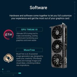 ASUS Prime -RTX5060TI-O16G Tarjeta Gráfica NVIDIA GeForce RTX 5060 Ti 16GB GDDR7 PCI Express 5.0 con 3 Ventiladores ASUS Prime -RTX5060TI-O16G Tarjeta Gráfica NVIDIA GeForce RTX 5060 Ti 16GB GDDR7 PCI Express 5.0 con 3 Ventiladores