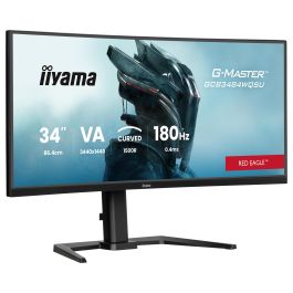 Iiyama G-Master Red Eagle Monitor Curvo 34" 180 Hz Panel VA 0,4 ms Altura Ajustable Precio: 333.50000035. SKU: B18HZRPP3N