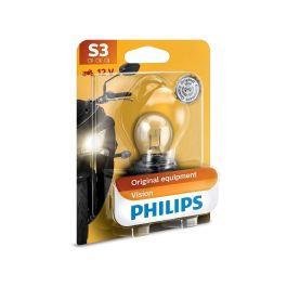 Philips Bombilla Lámpara S3 12V 15W P26S Bw MTECPH 12008BW