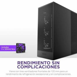 Caja Semitorre ATX NZXT H7 Flow Midi Negro