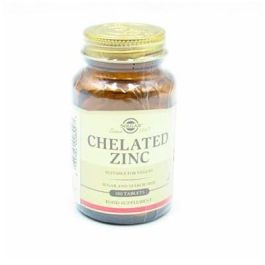 Solgar Zinc Quelado 100 Comprimidos - Oligoelemento Esencial de Alta Absorción. Apoyo Inmune, Antioxidante y Piel, Cabello, Uñas. Precio: 15.4999999. SKU: B15R8VQQSZ