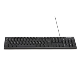 Bluestork BLU3760162064919 Pack Teclado y Ratón Media Office Con Cable Azerty Negro Compatible Windows