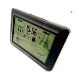 Elbe WSM-5000 Estación Meteorológica con Sensor Exterior, Pantalla Luz Azul, Barómetro Integrado, Temperatura y Humedad Interior/Exterior, Alarmas Programables Elbe WSM-5000 Estación Meteorológica con Sensor Exterior, Pantalla Luz Azul, Barómetro Integrado, Temperatura y Humedad Interior/Exterior, Alarmas Programables