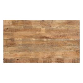 Mesa Comedor Natural-Negro Madera-Hierro 160 X 90 X 79 cm