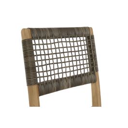 Mesa Terraza Y Jardin DKD Home Decor Natural Marron 90 x 75 x 150 cm Set de 5 Mesa Terraza Y Jardin DKD Home Decor Natural Marron 90 x 75 x 150 cm Set de 5