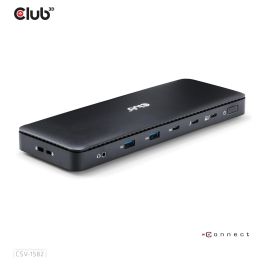 Club 3D Dockingstation Thunderbolt 4 12-in-1 para 3 Pantallas ST/BU