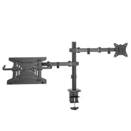 Ewent EW1519 Soporte Escritorio para 1 Monitor hasta 34" y 1 Portátil hasta 15.6", Ajustable Altura, VESA 75/100, Ergonómico Ewent EW1519 Soporte Escritorio para 1 Monitor hasta 34" y 1 Portátil hasta 15.6", Ajustable Altura, VESA 75/100, Ergonómico