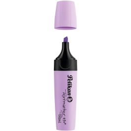 Pelikan 817370 - Pack 10 Marcadores Textmarker 490 Pastel Lavanda, Punta Cincel, Color Púrpura